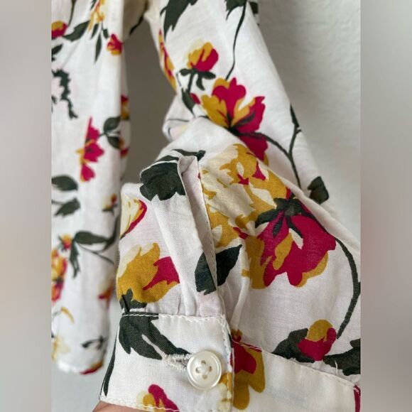 🔵Woman’s lucky brand size size M floral top - Picture 3 of 5